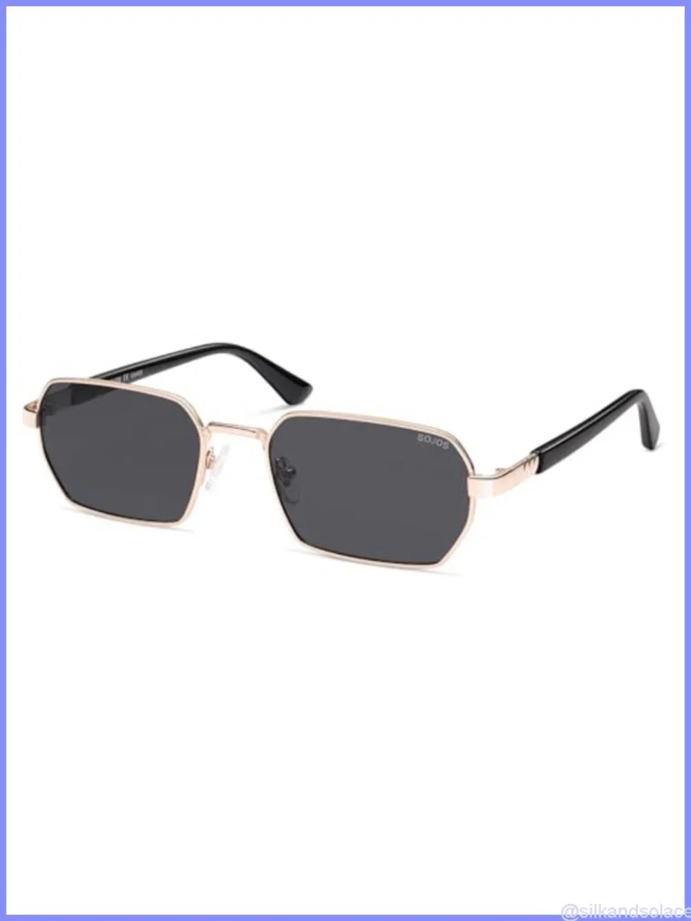 Retro Rectangle Polarized UV400 Sunglasses Full Frame Unisex